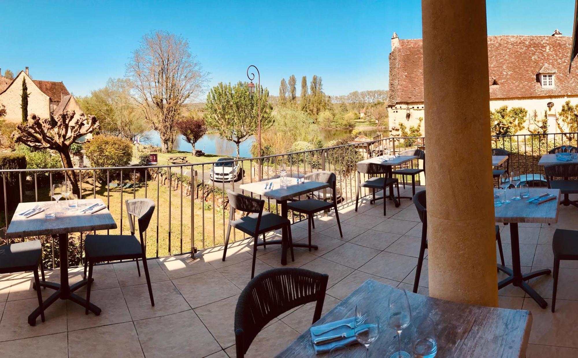 Hotel-Restaurant Cote Rivage Badefols-sur-Dordogne Eksteriør bilde